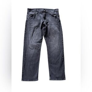 Calvin Klein Jeans Men Size 36X30 Straight Stretch Black Gray Wash CKJ 035